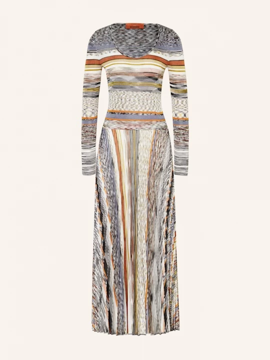 Obrázek produktu Missoni Šaty S Plisováním šedá / velbloudí / režná