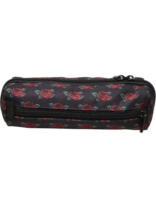 Obrázek produktu Mister Tee Accessoires Pouzdro 'Roses Pencil' zelená / červená / černá