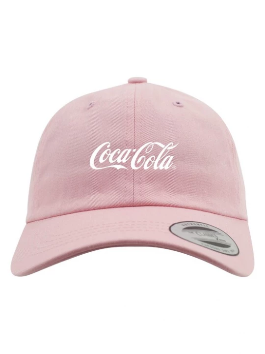 Obrázek produktu Mister Tee Čepice 'Coca Cola' pastelově růžová / bílá