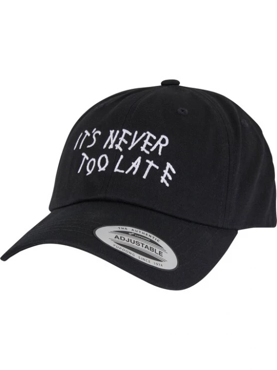 Obrázek produktu Mister Tee Kšiltovka 'Never Too Late' černá / bílá