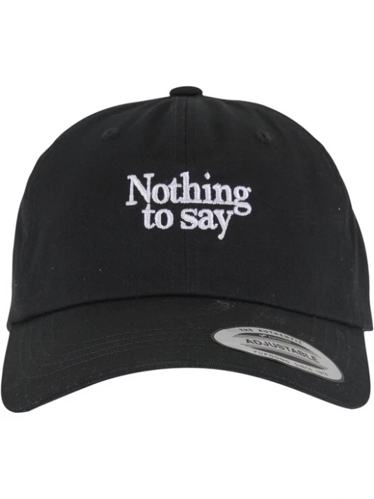 Obrázek produktu Mister Tee Kšiltovka 'Nothing To Say' černá / bílá