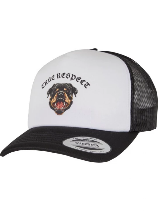 Obrázek produktu Mister Tee Kšiltovka 'True Respect' hnědá / červená / černá / bílá