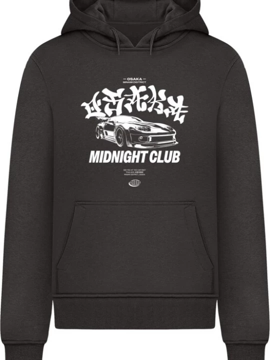 Obrázek produktu Mister Tee Mikina 'Midnight Racing Club' černá / bílá