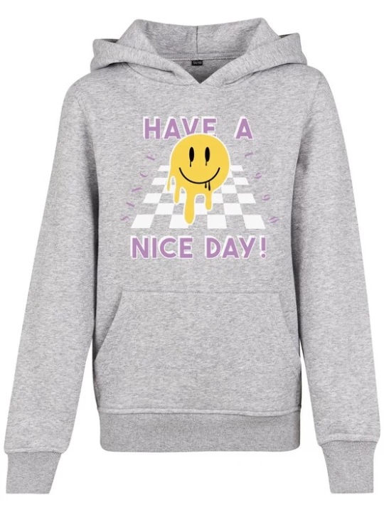 Obrázek produktu Mister Tee Mikina 'Nice Day'  žlutá / šedý melír / tmavě fialová / bílá