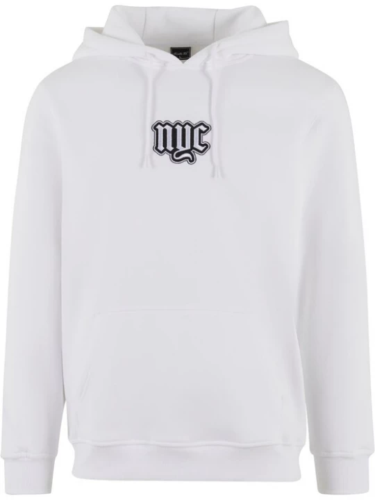 Obrázek produktu Mister Tee Mikina 'NYC Old English Wording' černá / bílá