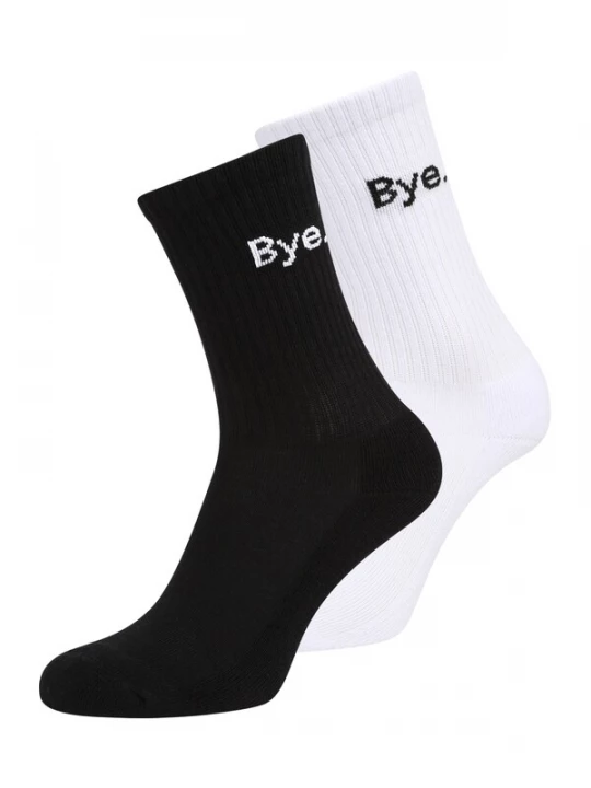 Obrázek produktu Mister Tee Ponožky 'HI - Bye' černá / bílá