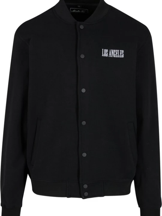 Obrázek produktu Mister Tee Přechodná bunda 'Los Angeles Heavy Tonal College' černá / bílá
