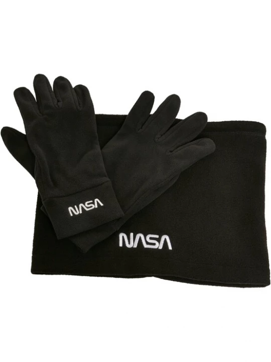 Obrázek produktu Mister Tee Prstové rukavice 'Nasa' černá / bílá