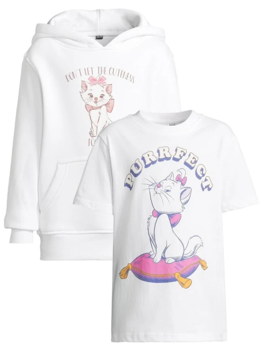 Obrázek produktu Mister Tee Sada 'Aristocats' fialová / fialkově modrá / pink / růže / bílá