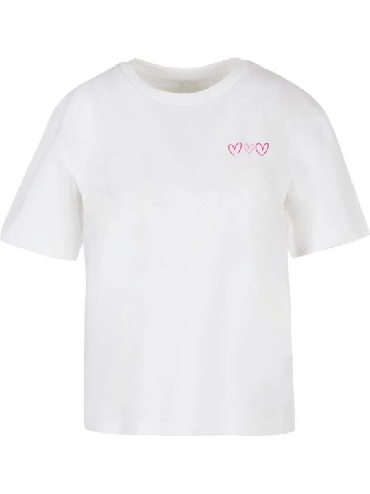 Obrázek produktu Mister Tee Tričko 'Always Trust Your Heart'  pink / světle růžová / černá / bílá
