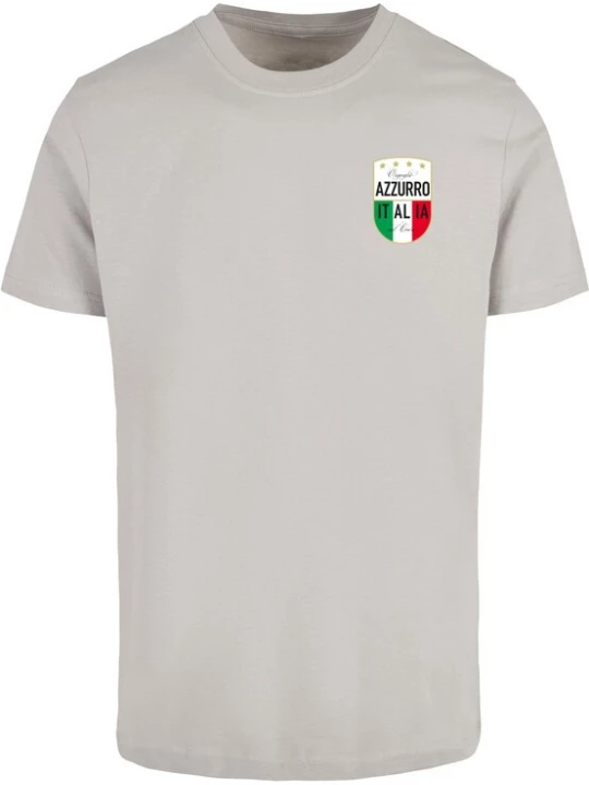 Obrázek produktu Mister Tee Tričko 'Azurro Italia'  světle šedá
