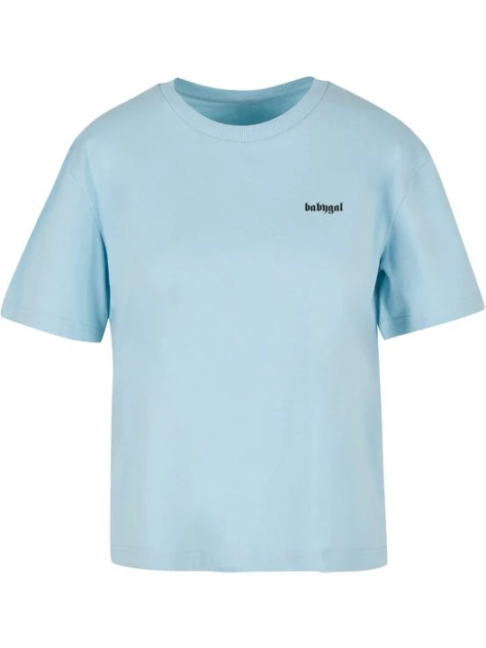 Obrázek produktu Mister Tee Tričko 'Babygal' modrá / světlemodrá / černá