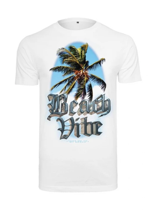 Obrázek produktu Mister Tee Tričko 'Beach Vibe' světlemodrá / zelená / černá / bílá