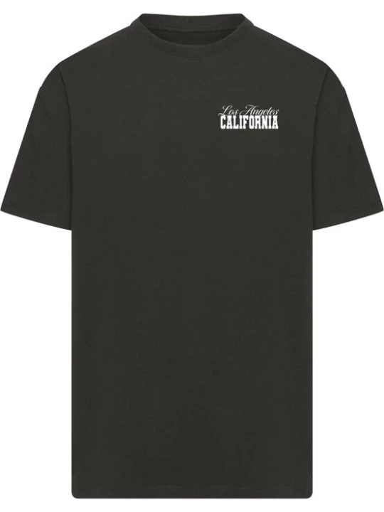 Obrázek produktu Mister Tee Tričko 'California Hibiskus' černá / bílá