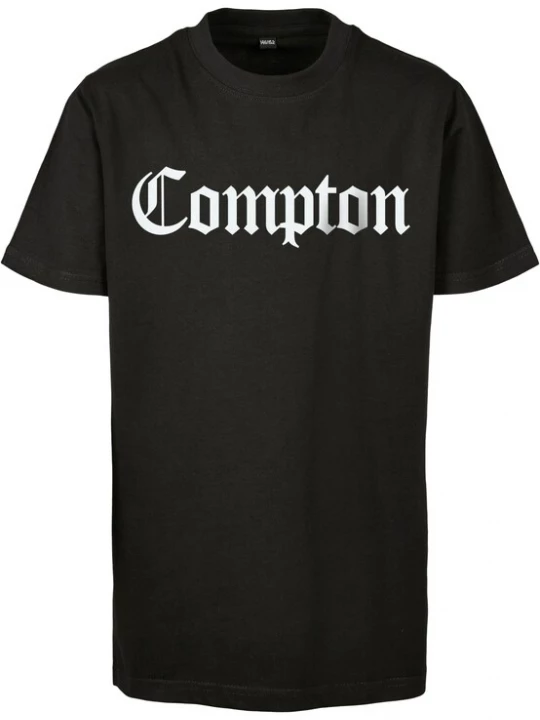 Obrázek produktu Mister Tee Tričko 'Compton' černá / bílá