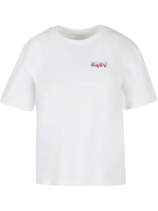 Obrázek produktu Mister Tee Tričko 'Don't call me'  pink / pitaya / černá / bílá