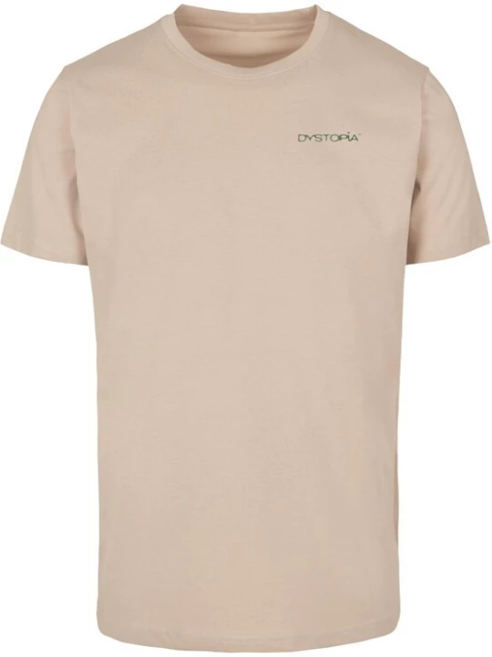 Obrázek produktu Mister Tee Tričko 'Dystopia'  písková / limetková / tmavě zelená / černá