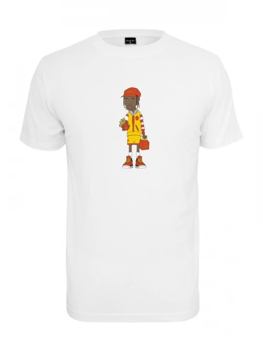 Obrázek produktu Mister Tee Tričko 'Employee'  hnědá / žlutá / červená / bílá