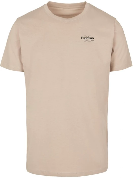 Obrázek produktu Mister Tee Tričko ' Espresso M Club'  písková / hnědá / černá