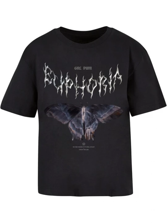 Obrázek produktu Mister Tee Tričko 'Euphoria' čedičová šedá / světle šedá / černá / bílá