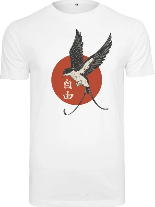 Obrázek produktu Mister Tee Tričko 'Free' béžová / červená / bílá