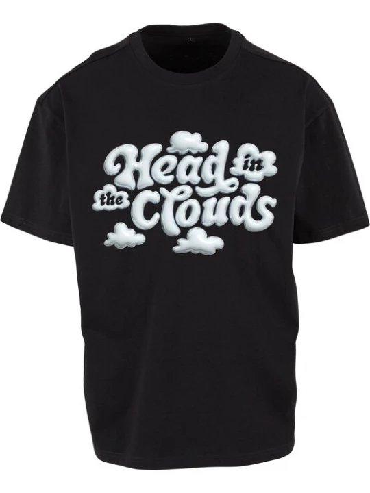 Obrázek produktu Mister Tee Tričko 'Head In The Clouds' černá / bílá