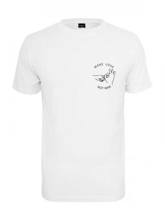 Obrázek produktu Mister Tee Tričko 'Make Love Tee'  černá / bílá