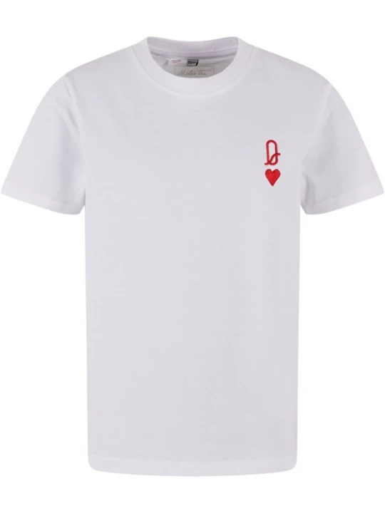 Obrázek produktu Mister Tee Tričko 'Queen Card Game'  červená / bílá