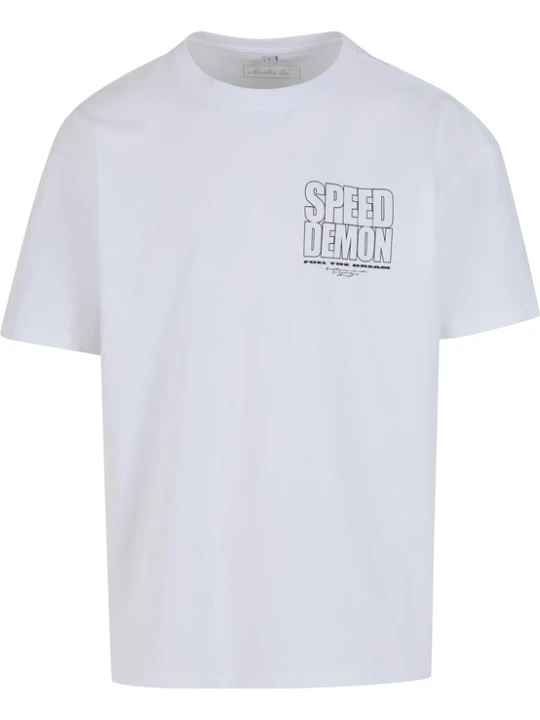 Obrázek produktu Mister Tee Tričko 'Speed Demon' černá / bílá