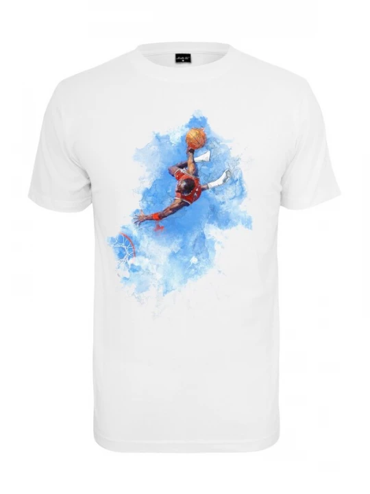 Obrázek produktu Mister Tee Tričko  světlemodrá / oranžová / červená / bílá