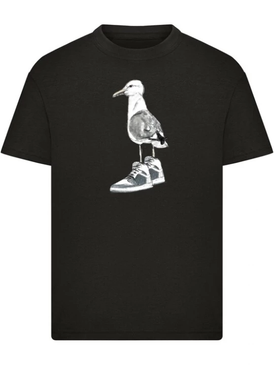 Obrázek produktu Mister Tee Tričko 'The Seagull Sneakers'  šedá / tmavě šedá / černá / bílá