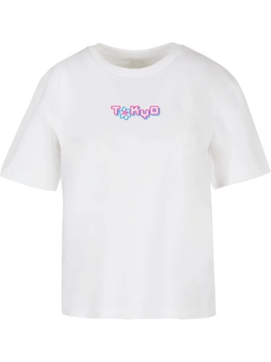 Obrázek produktu Mister Tee Tričko 'Tokyo Dragon' svítivě modrá / pink / tmavě růžová / bílá