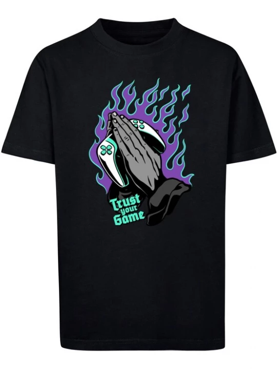 Obrázek produktu Mister Tee Tričko 'Trust Your Game'  černá