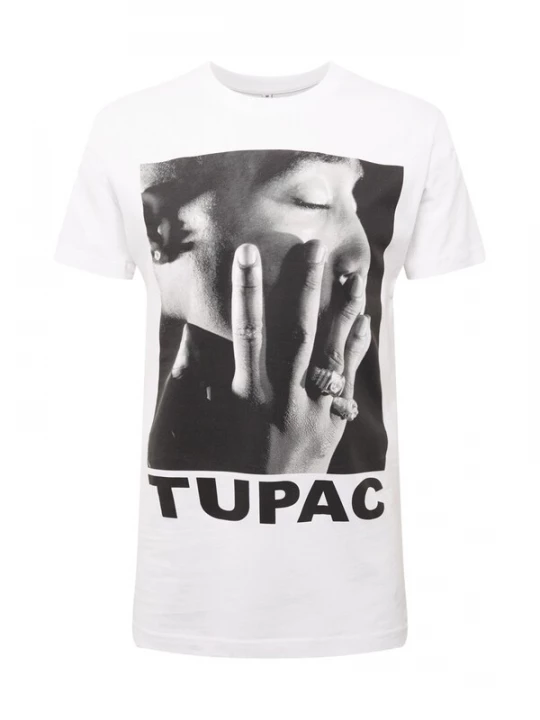 Obrázek produktu Mister Tee Tričko 'Tupac Profile'  šedá / černá / bílá