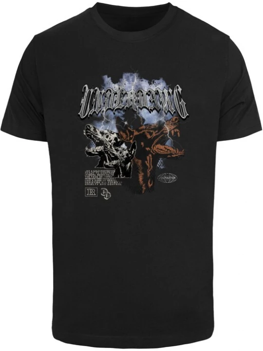Obrázek produktu Mister Tee Tričko 'Underdawg'  kouřově modrá / koňaková / světle šedá / černá