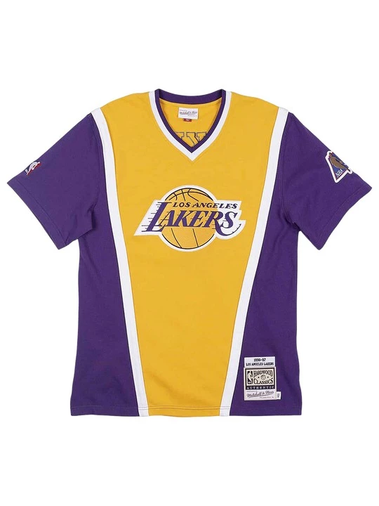Obrázek produktu Mitchell & Ness Funkční tričko žlutá / fialová