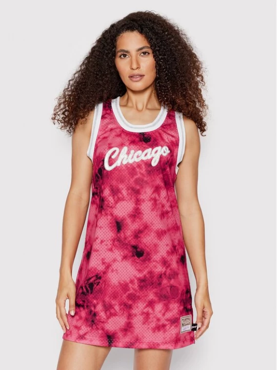 Obrázek produktu Mitchell & Ness Každodenní šaty TDRSLF19018 Červená Regular Fit