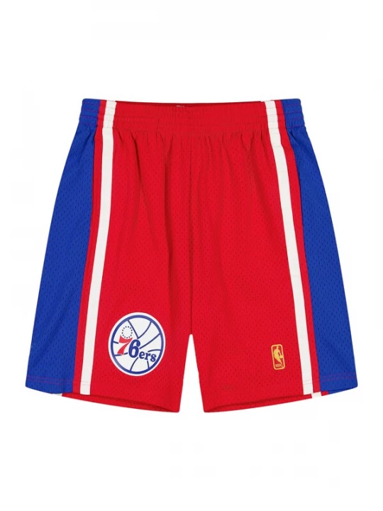 Obrázek produktu Mitchell & Ness Sportovní kalhoty 'NBA Philadelphia 76ers' modrá / červená / bílá