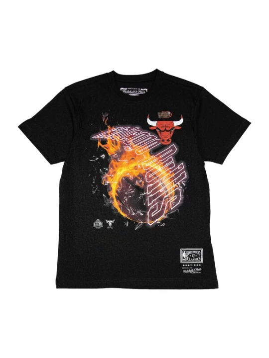 Obrázek produktu Mitchell & Ness Tričko 'Chicago Bulls HWC Blaze' oranžová / tmavě červená / černá / bílá