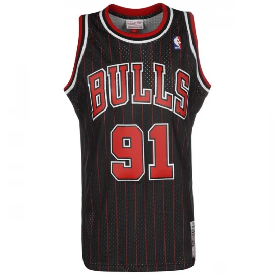 Obrázek produktu Mitchell & Ness Tričko 'NBA Chicago Bulls Swingman Dennis Rodman'  červená / černá / bílá