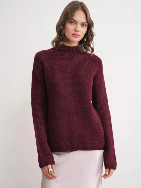 Obrázek produktu MixRay Svetr 'Pullover' burgundská červeň