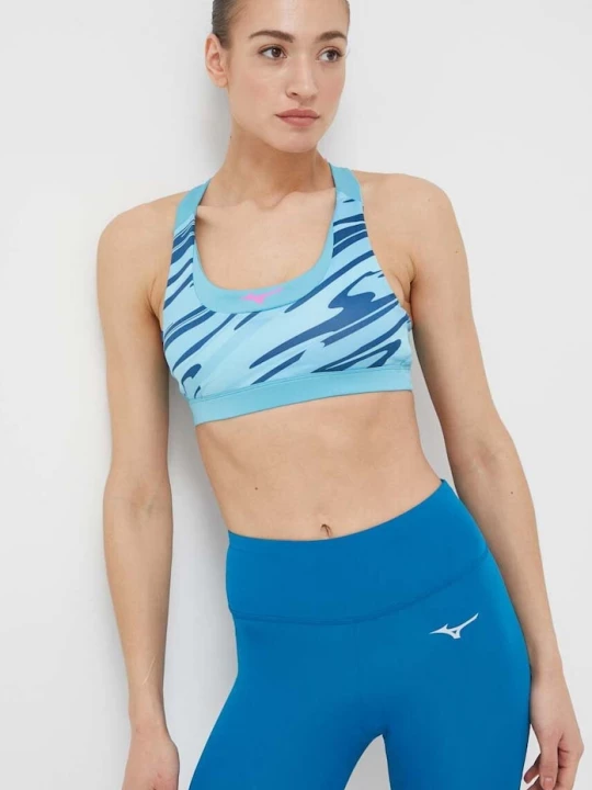 Obrázek produktu Mizuno Sportovní podprsenka Mizuno Alpha Graphic modrá