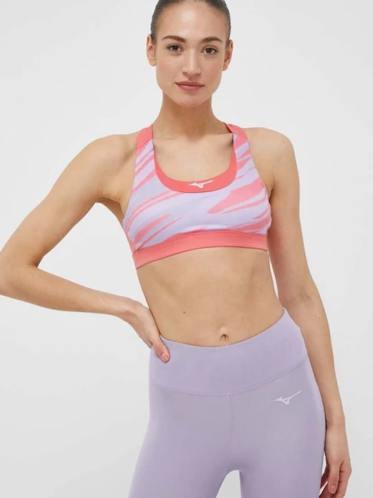 Obrázek produktu Mizuno Sportovní podprsenka Mizuno Alpha Graphic růžová