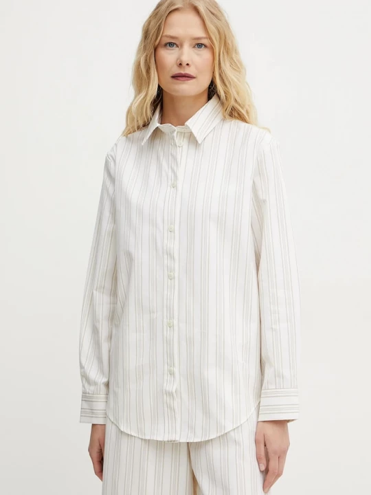 Obrázek produktu MM by Max Mara Bavlněná košile MM by Max Mara béžová