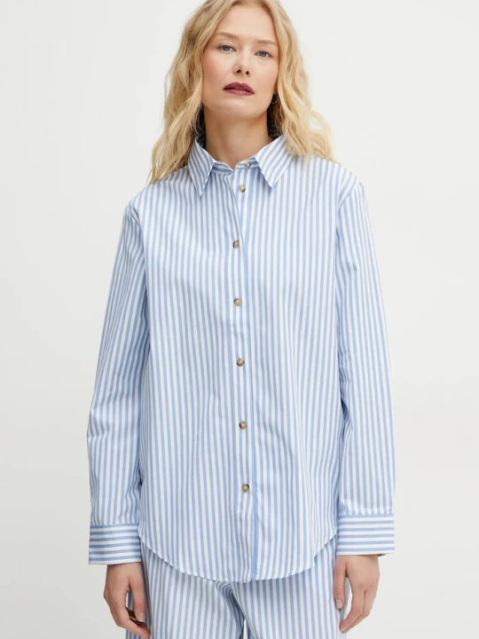 Obrázek produktu MM by Max Mara Bavlněná košile MM by Max Mara modrá