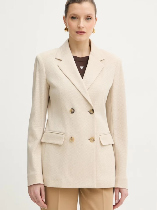 Obrázek produktu MM by Max Mara Bavlněné sako MM by Max Mara ROTONDO béžová