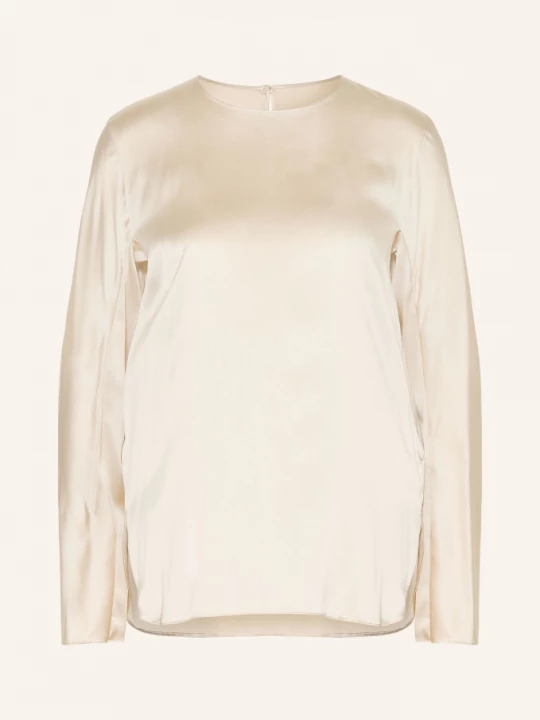 Obrázek produktu Mm By Max Mara Košilová Halenka Smalto S Hedvábím béžová