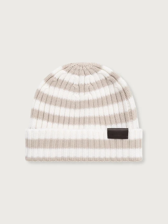Obrázek produktu MM by Max Mara pletená čepice dámská vlněná MMLCIVADA béžová