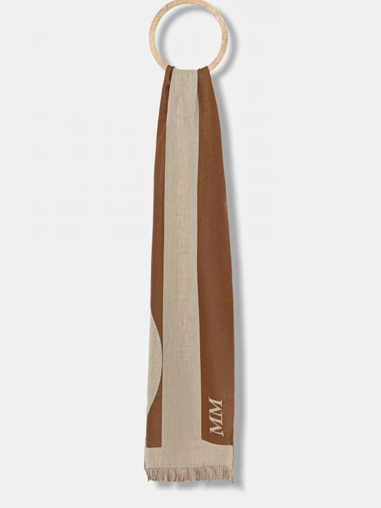 Obrázek produktu MM by Max Mara Šátek z vlněné směsi MM by Max Mara CORONA béžová