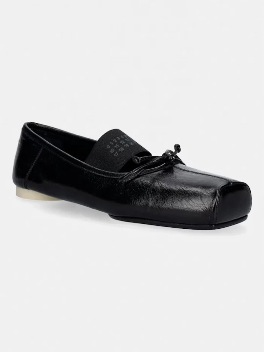 Obrázek produktu MM6 Maison Margiela baleríny kožené černá